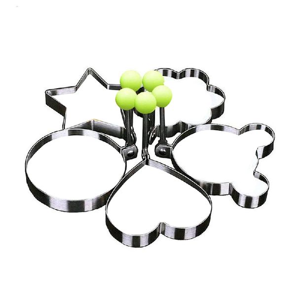 Stainless Steel Non-stick Eggs Rings Mold With Handle