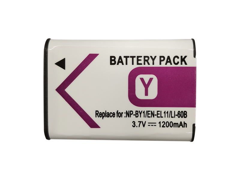 1200mAh Battery for Nikon EN-EL11, Pentax D-Li78, Olympus Li-60, etc.