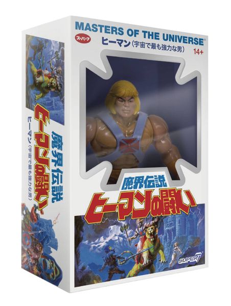 MOTU 5.5inches Vintage Wave 4 He-Man Figure Japanese Box