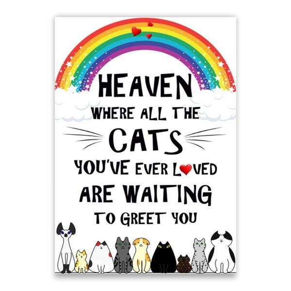 Cats Of Heaven Poster - A1