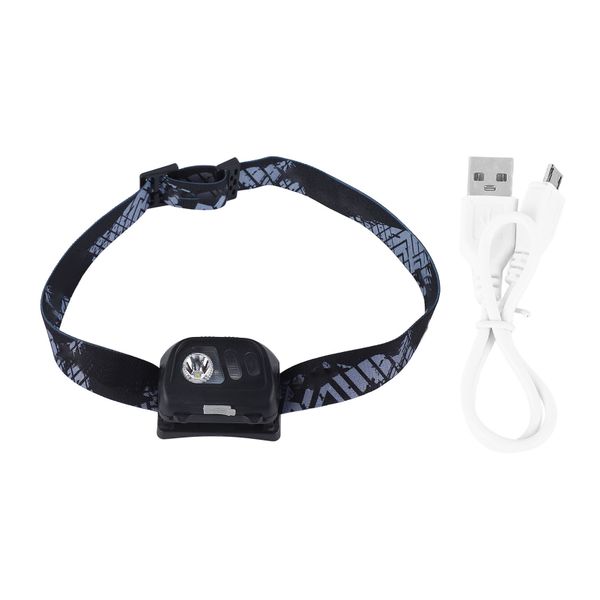 1200MAh USB Headlamp Motion Sensor For Outdoor