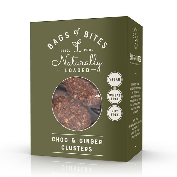 BOB Naturally Loaded Choc &amp; Ginger Cluster - 250g