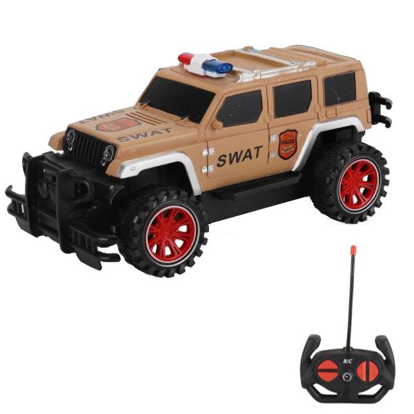 Olive Tree - 1:18 Scale Radio Control Toy SUV - SWAT Brown