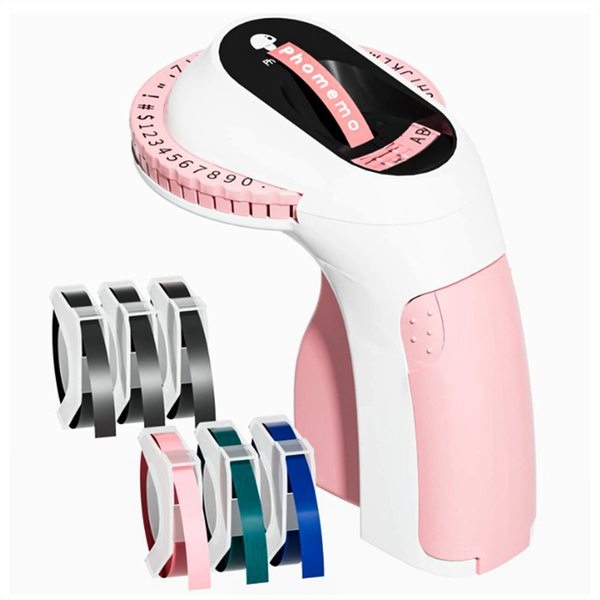 Phomemo E975 Embossed Label Printer Color Printer with Label Tape