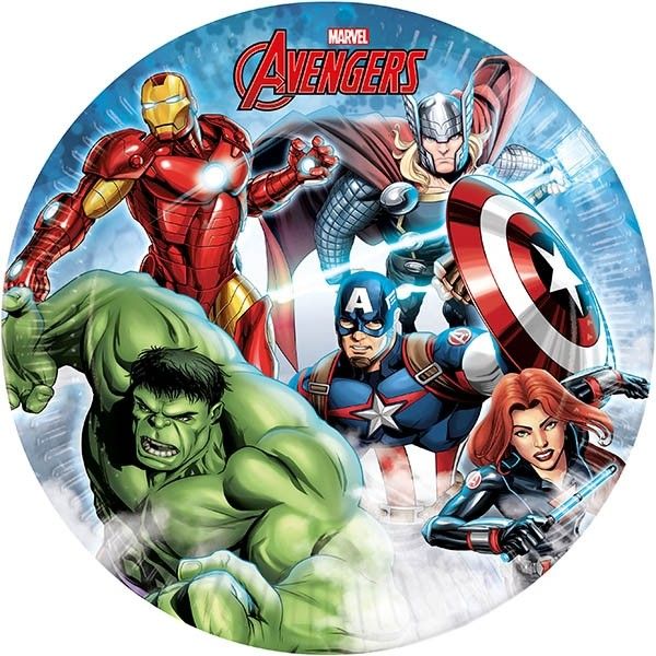 Avengers Infinity Stones Paper Plates 23cm