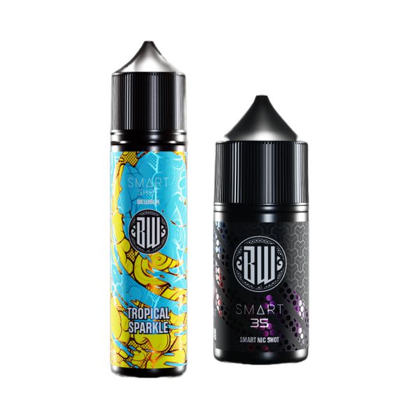Bewolk SMART Shot 35MG - Tropical Sparkle (60ml Combo)