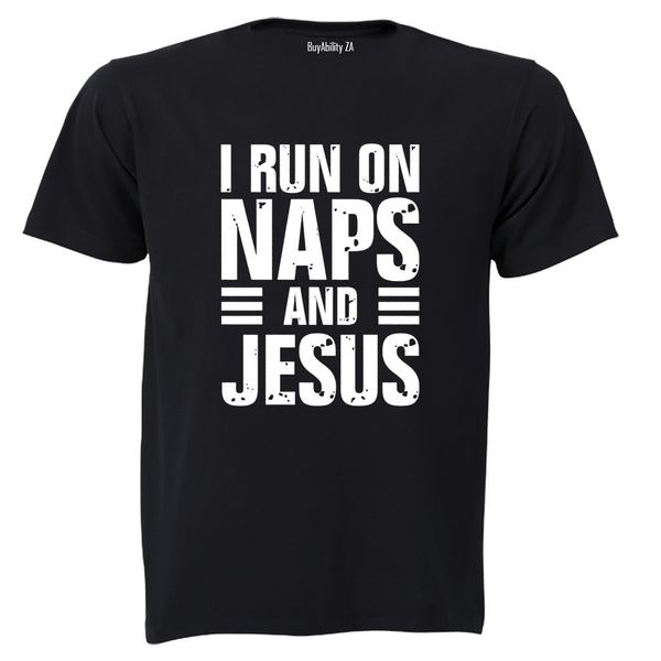 Naps and Jesus - Adults - T-Shirt