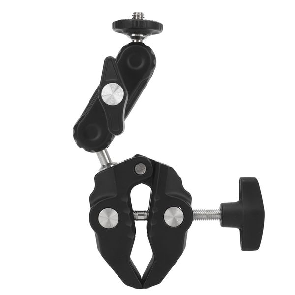 Anti-Slip Double Ball Head Clamp Mount