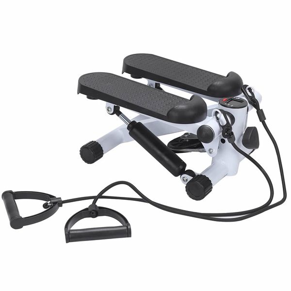 Mini Stepper Trainer Fitness Swing With Training Ropes And LCD Display