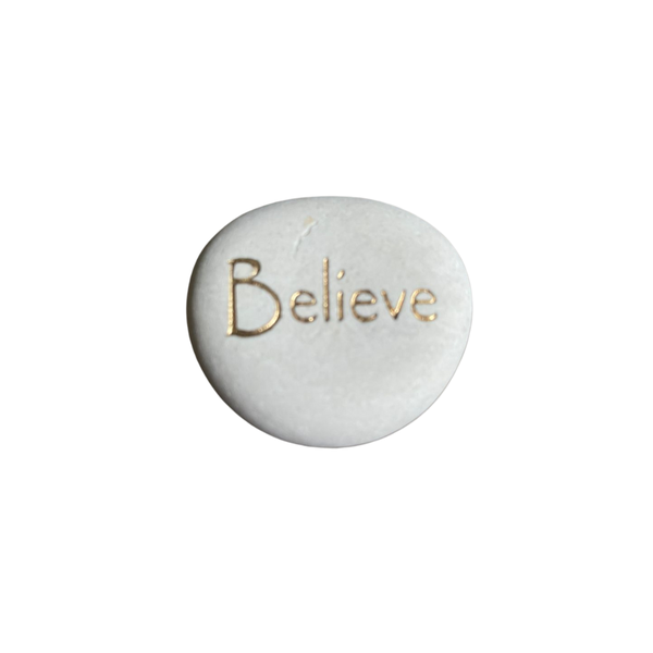 Affirmation Stone -Believe