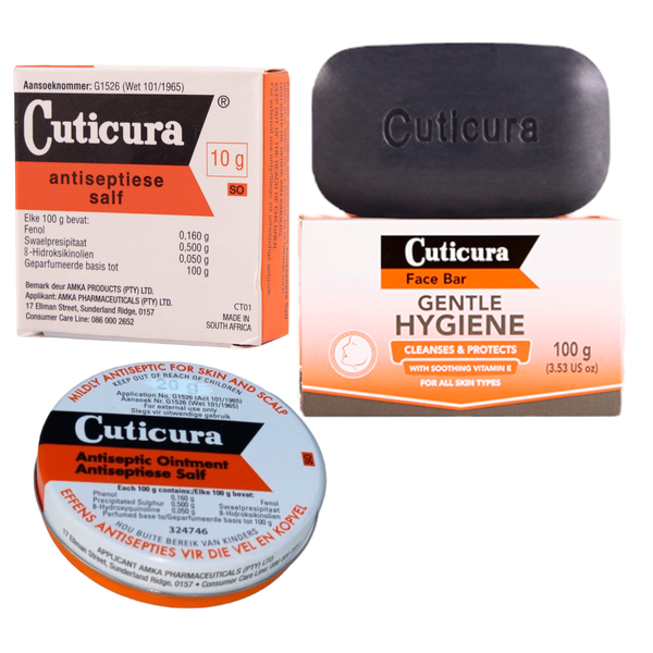 Cuticura Antiseptic Ointment 10g with Cuticura Soap 100g