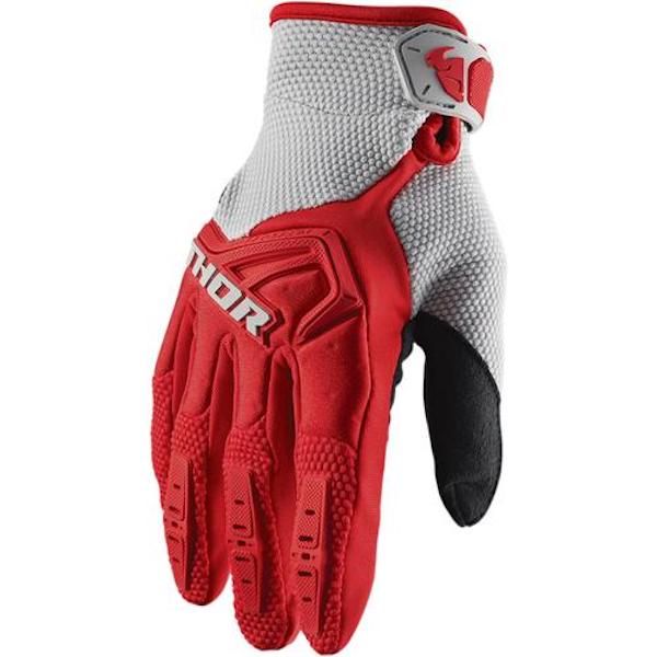 Thor Kids Spectrum Red/Gray Gloves image