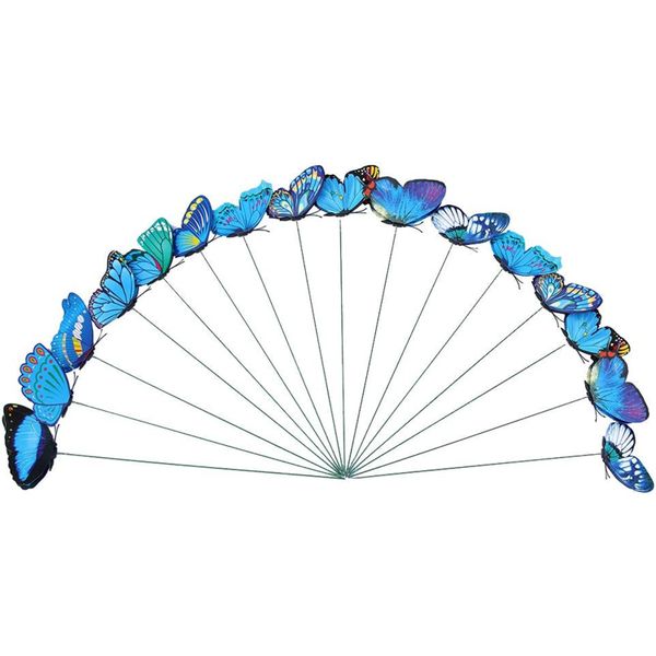 24-Piece Garden Butterfly Decorations