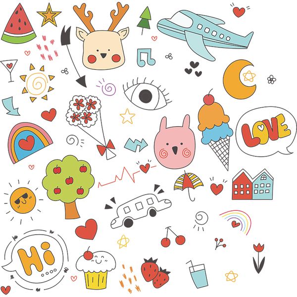 Super Fun Comic Kids Room Wall Art-Sticker-Decor
