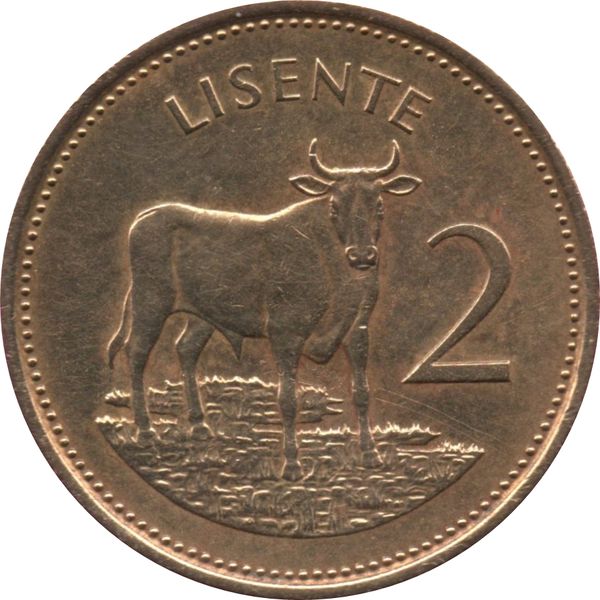 1979 Lesotho 2 Lisente King Moshoeshoe II