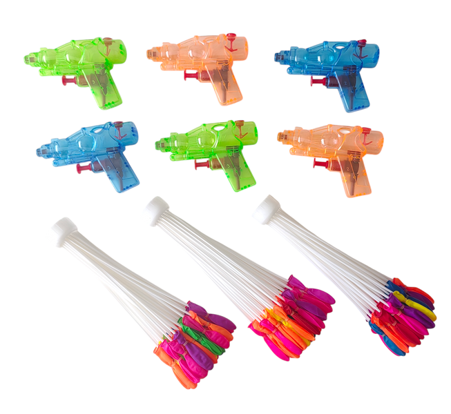 Kids War Set - Water Guns and Water Balloons
