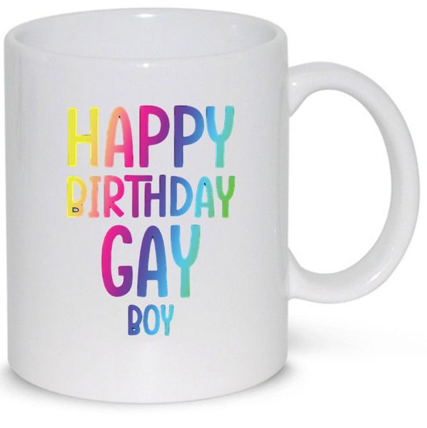 Happy Birthday Gay Boy - 1 Pack Mug