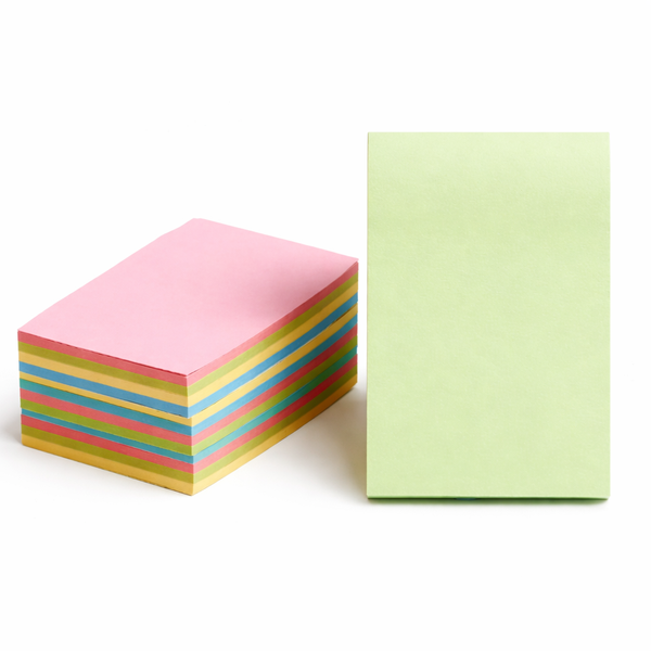 500 Sheets - Colourful Sticky Notes - Multicolour