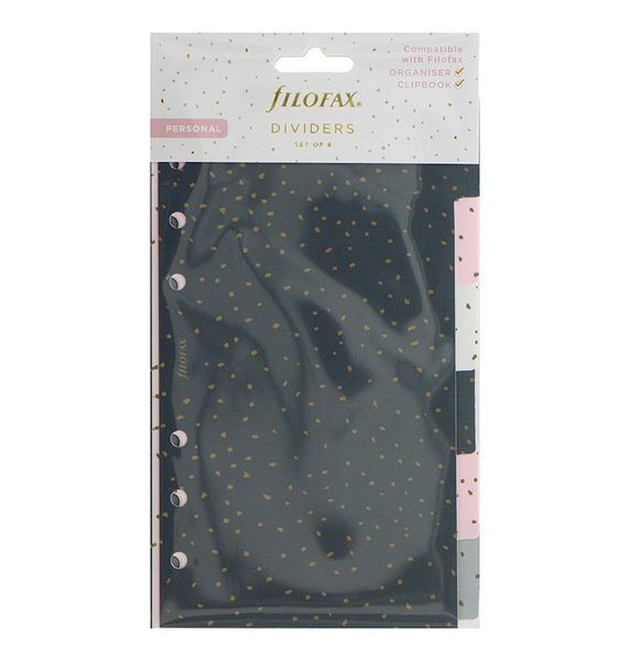 Organiser Personal Refill Confetti Patterned Divider