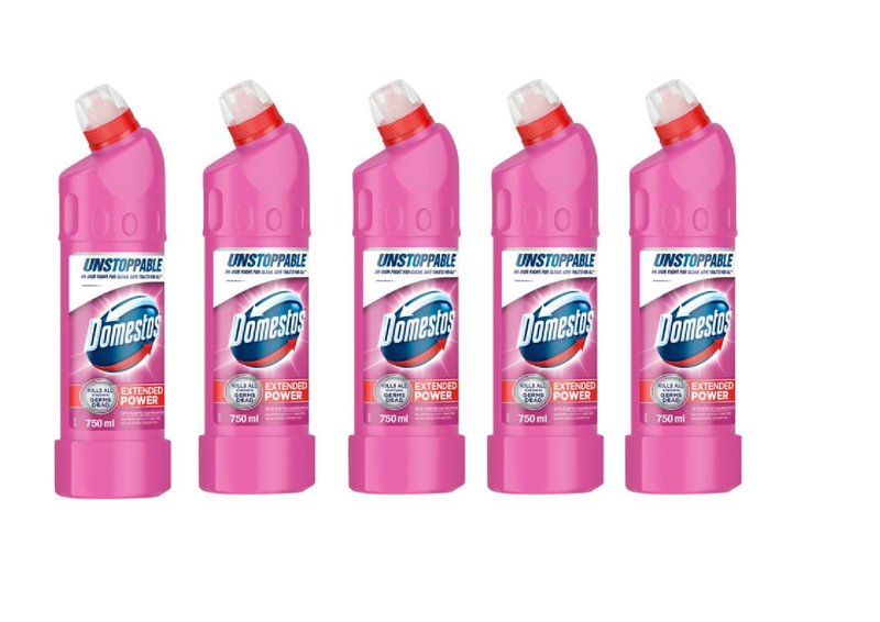 Domestos Thick Bleach Summer (5 x 750ml)