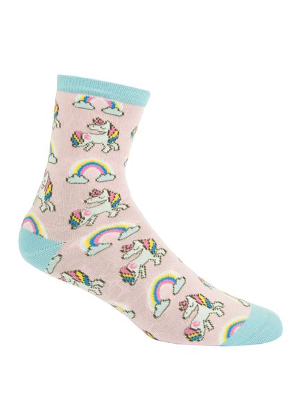 Unicorns &amp; Rainbows Blue Size 35-41 Socks