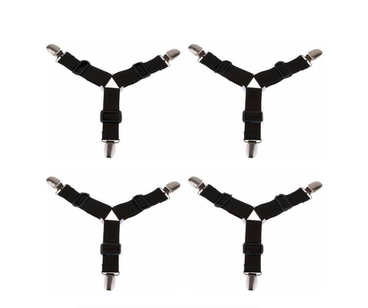 Black Bed Sheet Grippers