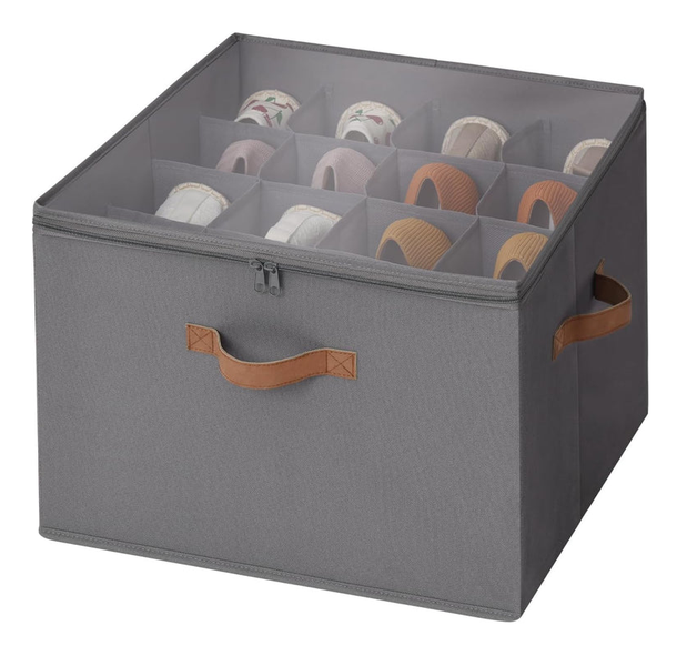 Foldable Shoe Cubby Organizer - Holds Up to 16 Pairs