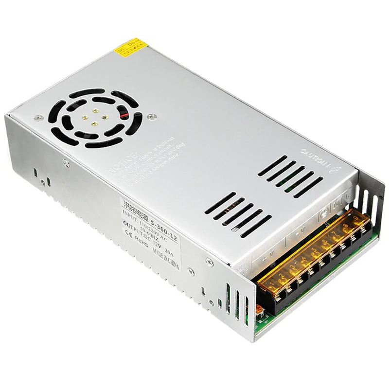 Power Supply Adapter 12 V 40A - Silver | Shop Today. Get it Tomorrow ...