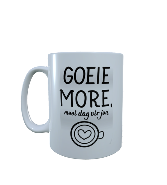 Afrikaans - Goeie More, Mooi Dag Vir Jou V2 - Aesthetic - Coffee Mug