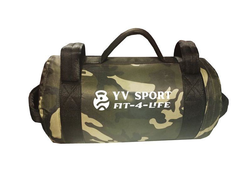 Gym Sand Bag Camo- With Black Handles