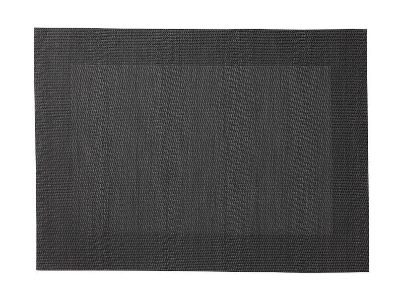Maxwell and Williams Placemat 45X30cm Set of 6- With Border - Charcoal