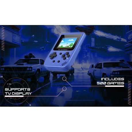 VX Gaming Retro 2.0 Handheld Gaming Machine With 500 Preloaded