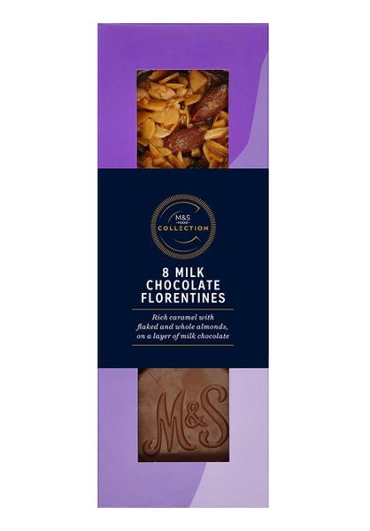 M&amp;S Collection Milk Chocolate Florentines 170g