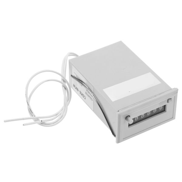 6 Digit Electromagnetic Pulse Counter for CSK6-NKW DC 12V