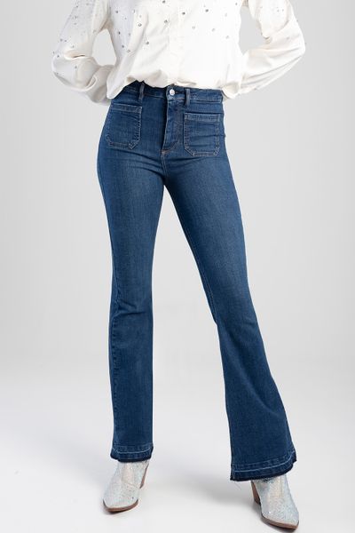 Sissy Boy - Amy Lee High Skinny Flare Jean With Patch Pockets