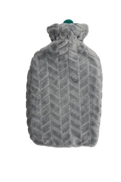 2L - Hot Water Bottle with Soft Cover - Premium Fluffy Faux Fur Cover