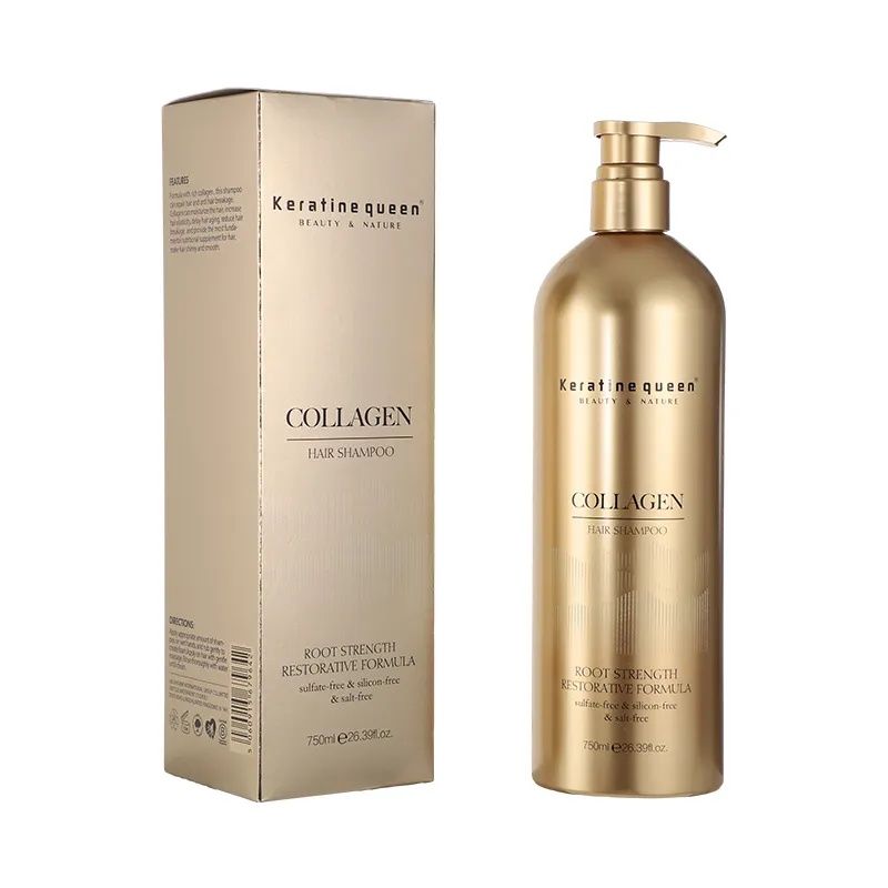 Keratine Queen Sulfate-Free Moisturizing Collagen Brazilian Gold Shampoo