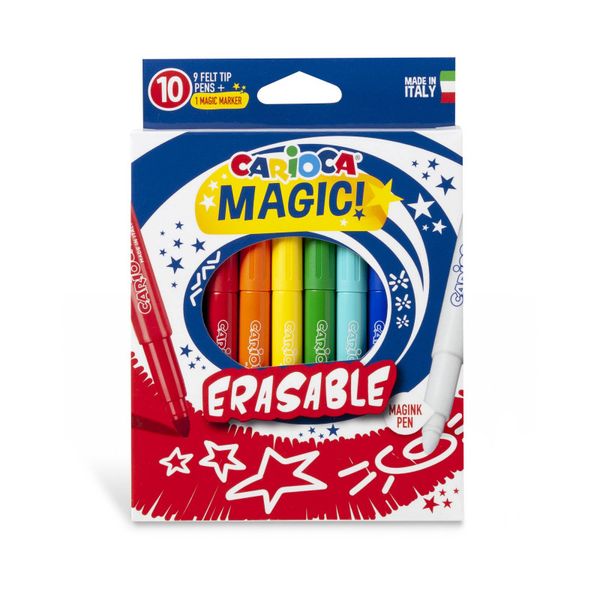 Carioca Magic Erasable Felt Tip Markers