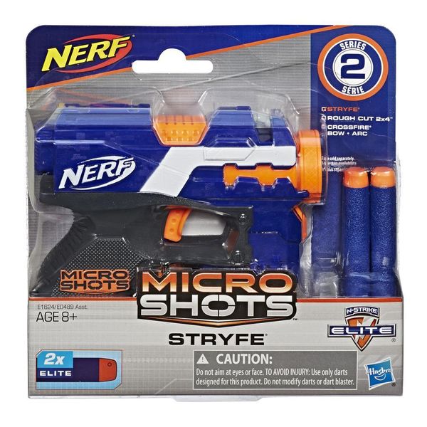 NERF MicroShots N-Strike Elite Stryfe Blaster 48458