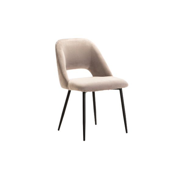 Sadie Velvet Dining Chair - Taupe