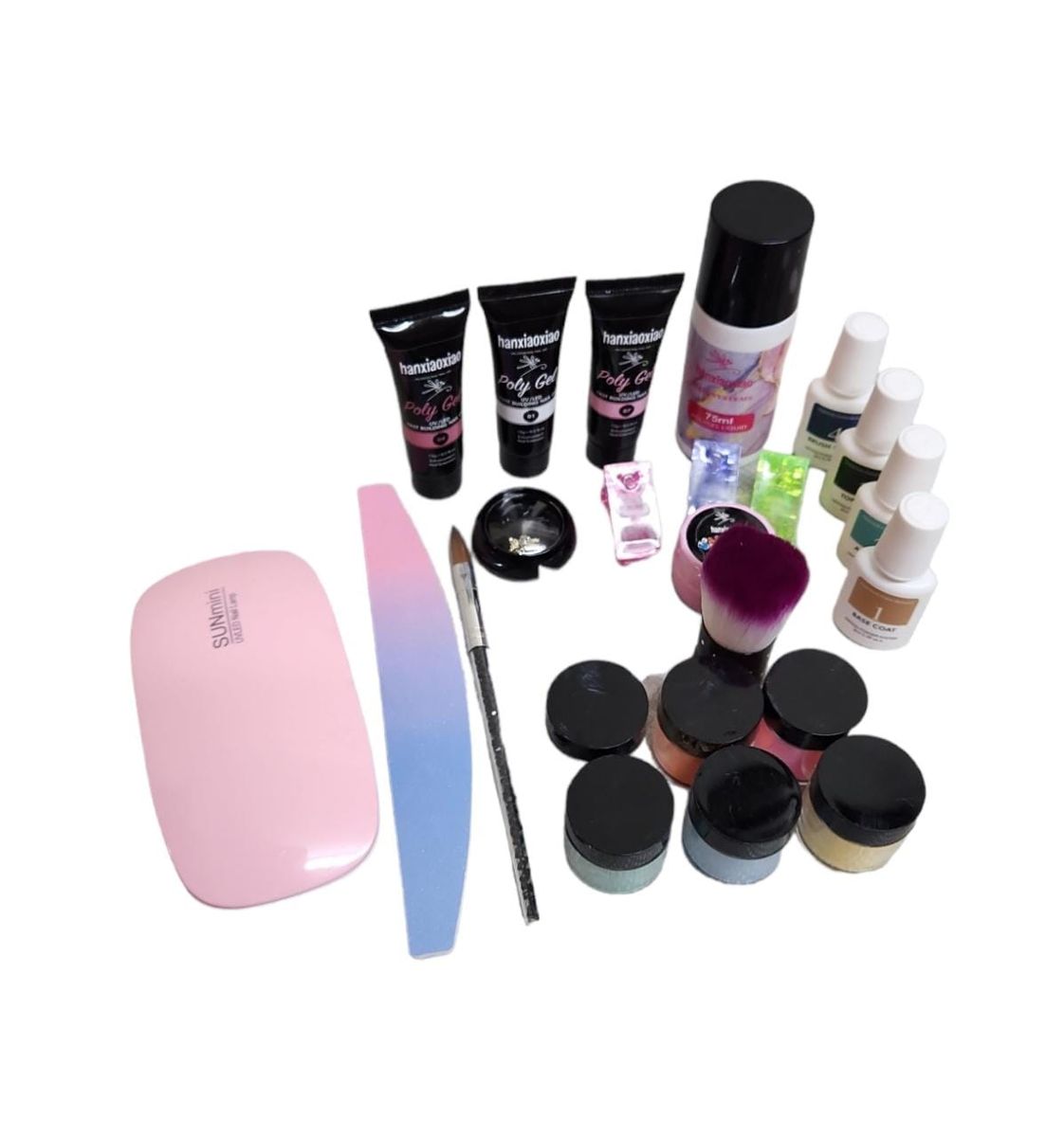 Nail Practice Kit with UV Gel Polish , UV Lamp & Acrylic Powder | Shop Today. Get it Tomorrow