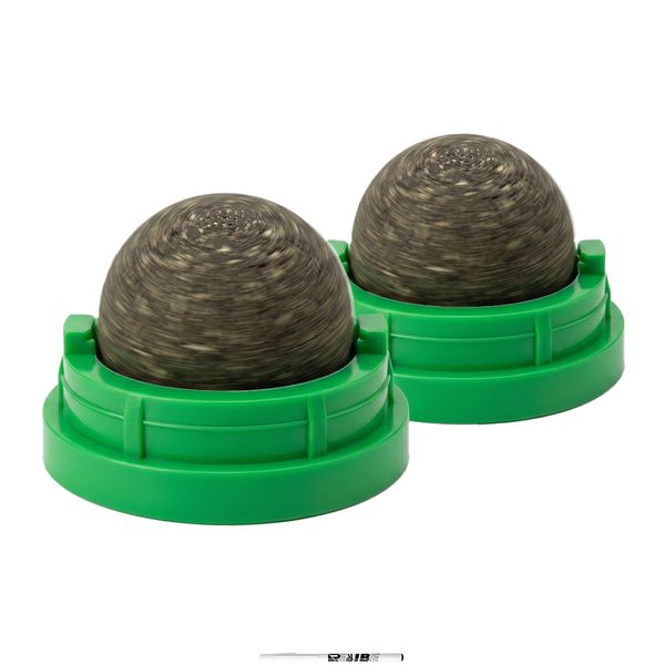 2Pcs 360 Rotating Catnip Ball Toy for Feline Enrichment With ReVibe Pen