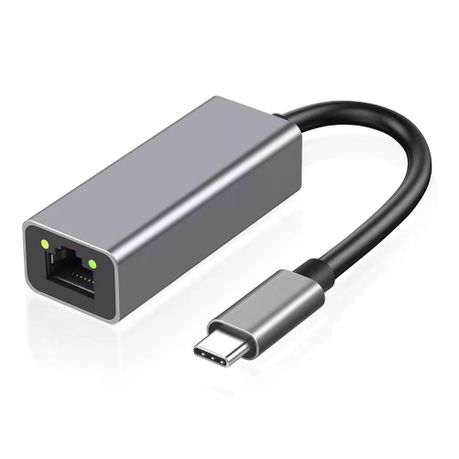 Type-C/USB-C To RJ45 Gigabit Ethernet Adapter (10/100/1000Mbps)Aluminum(GC) Image
