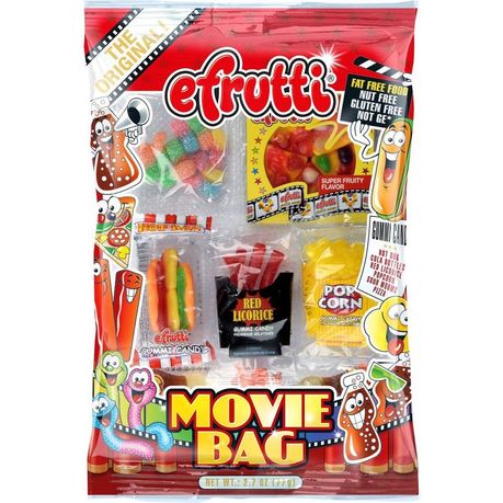 Gummy Movie Bag - EFrutti Gummy Sweets Snacks 77g