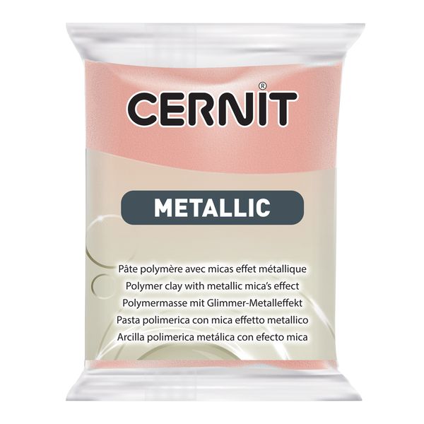 Cernit Metallic-56g-Pink Gold