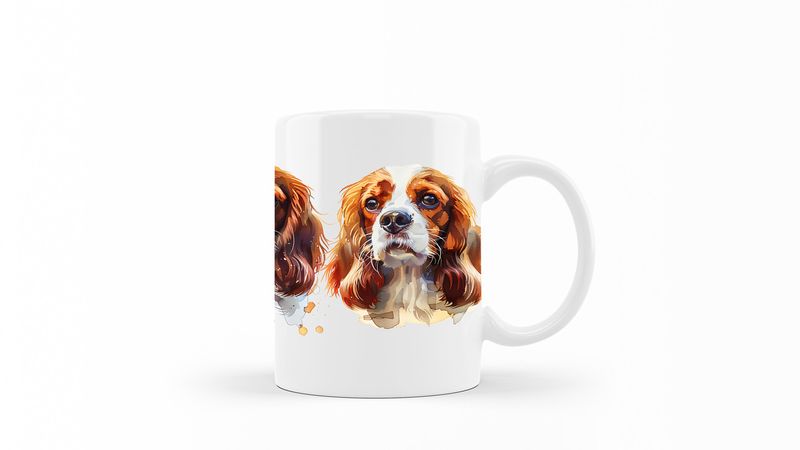 Spaniel Printed Coffee Mug Dsgn24 image
