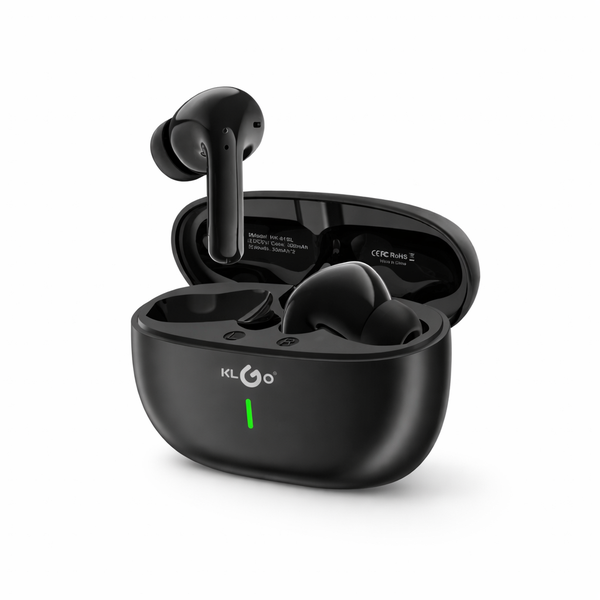 KLGO True Wireless Stereo Earphones with Pure Bass &amp; Bluetooth 5.4