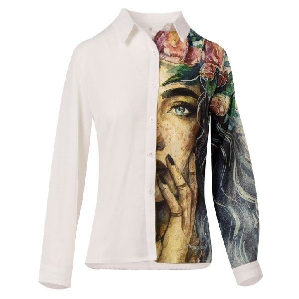 Neck Blouse - Bohemian image