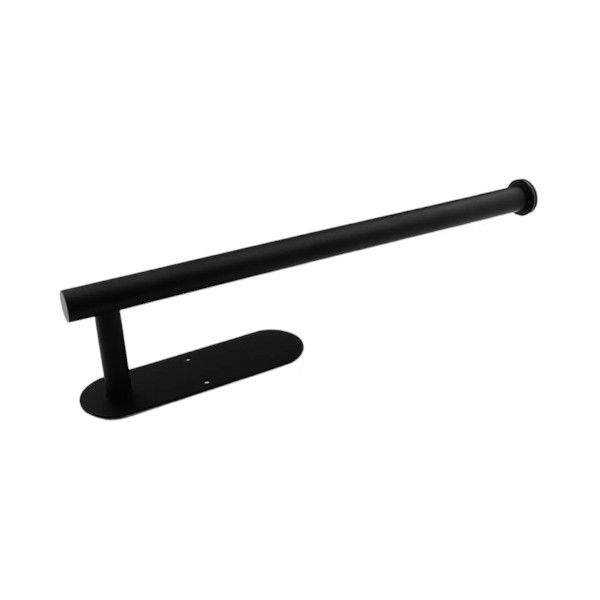 Stainless Steel Paper Towel Holder With Adhesive Installation - Black