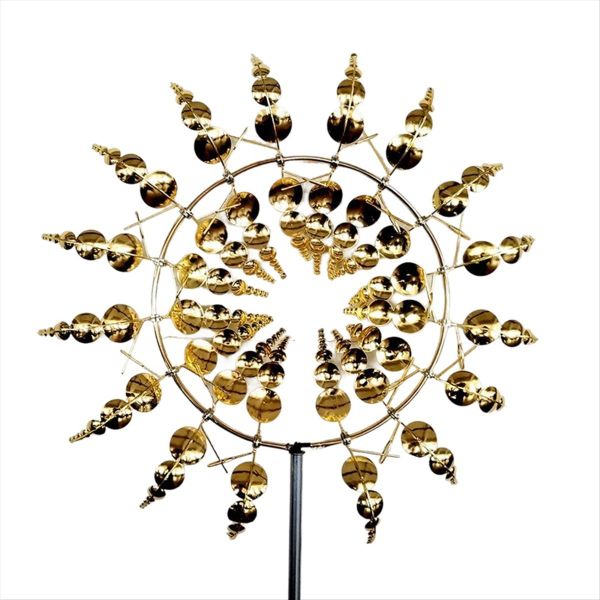 Magical Metal Wind Spinner Ornament Spinners Windmill for Garden C